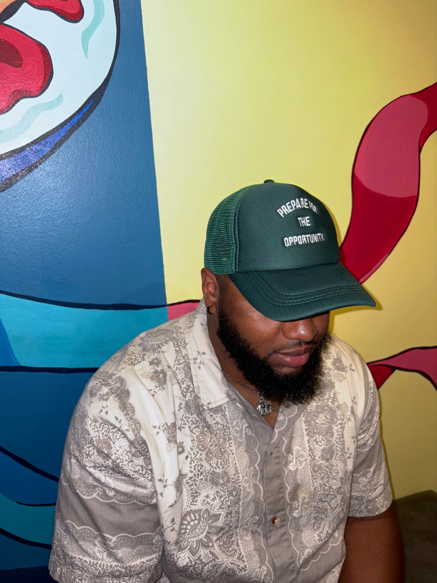 Green Daily Trucker Hat
