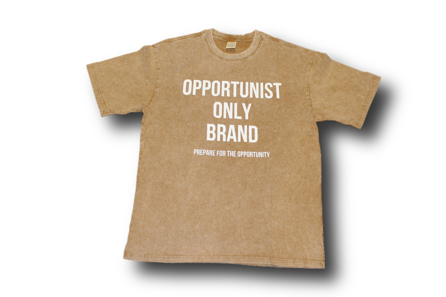 Opportunist Only Tan Heavyweight Tee