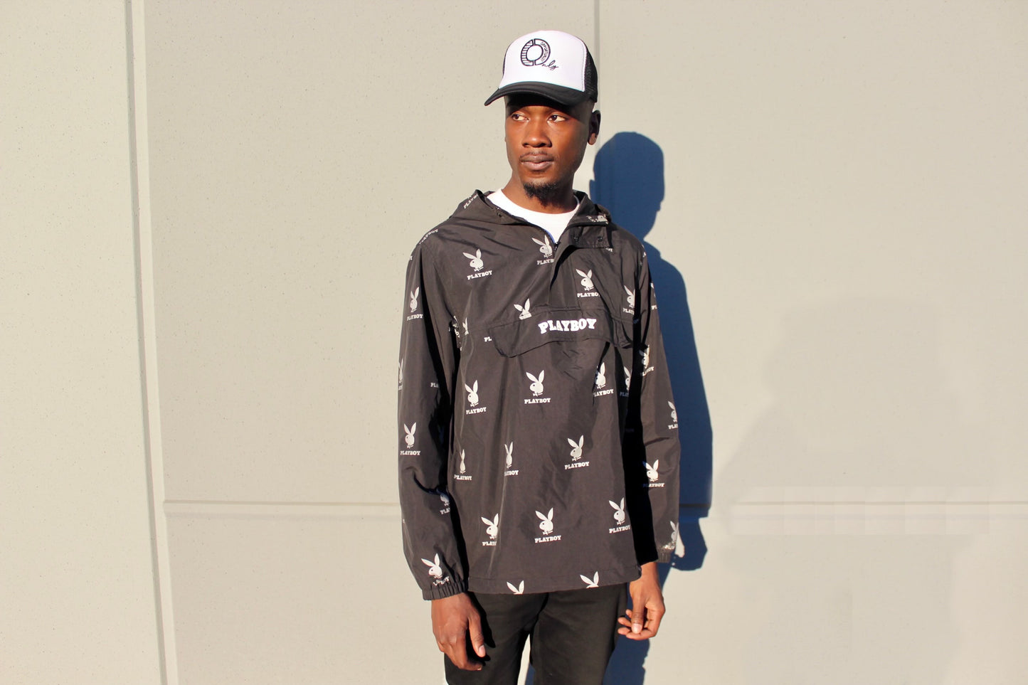 Daily Black/White Trucker Hat