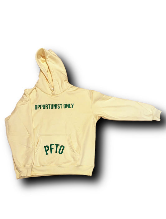 Coziest Beige/Green Hoodie