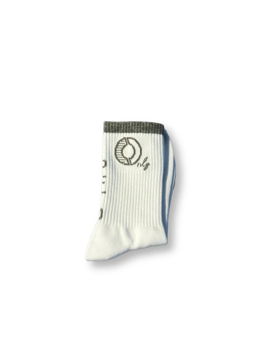 Wolf Gray White/Gray Socks